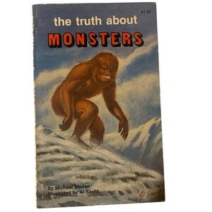 Vintage 70s The Truth About Monsters Book RARE